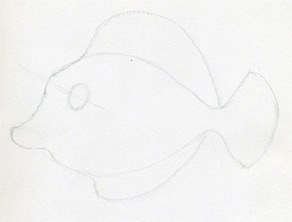 Drawing a Cartoon Fish with Easy Sketching Instructions - How to