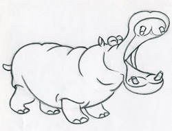 Let’s Draw Cartoon Hippo.