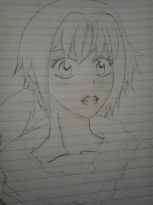 anime girl cute drawing
