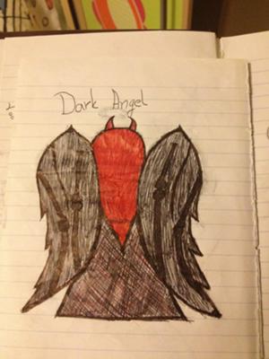 pencil drawings of dark angels
