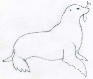 easy way to draw a seal