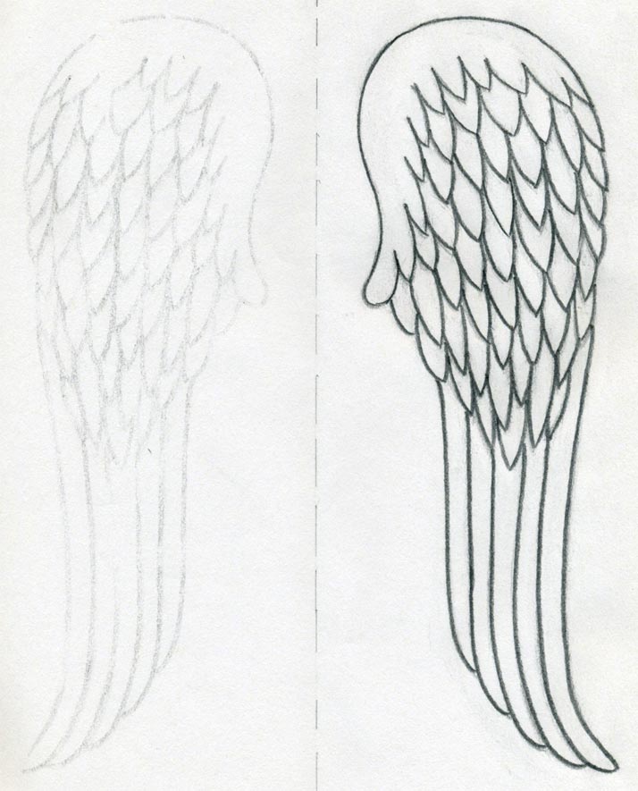 How to Draw Angel Wings: Easy Step-by-Step Angel Wings Drawing