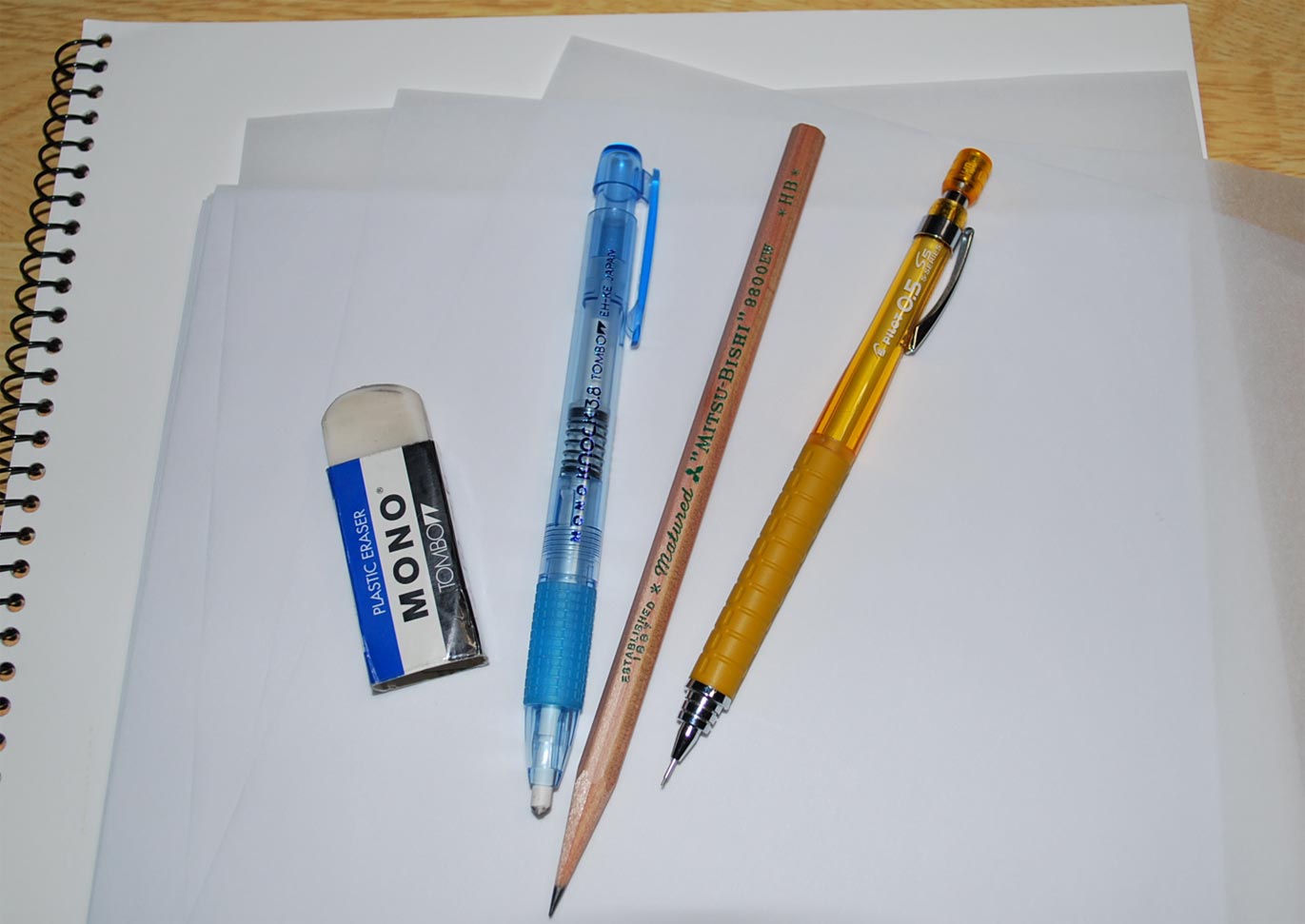 Creative Basic Tools For Drawing And Sketching with Pencil