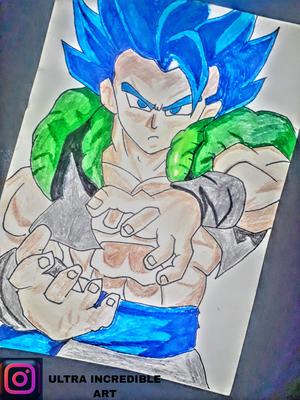 Goku Super Saiyan 4 Pencil and Ink artwork by strangersknight on DeviantArt