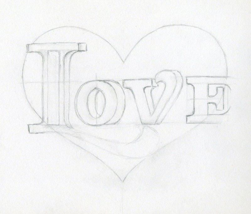 Learn To Draw A Heart. Very Inspiring.