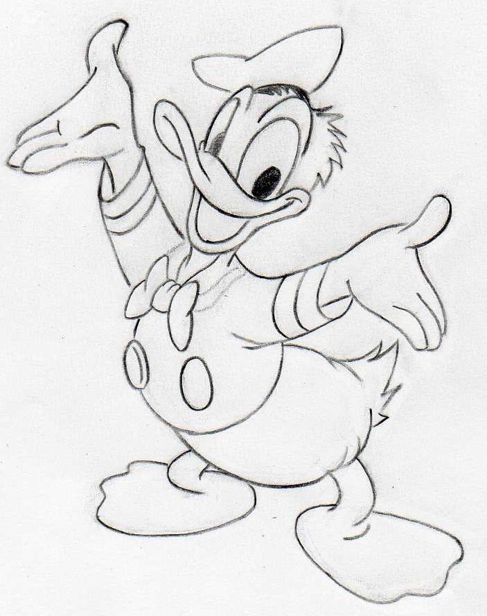 Donald Duck Drawing at GetDrawings, daffy duck deviantart HD wallpaper |  Pxfuel