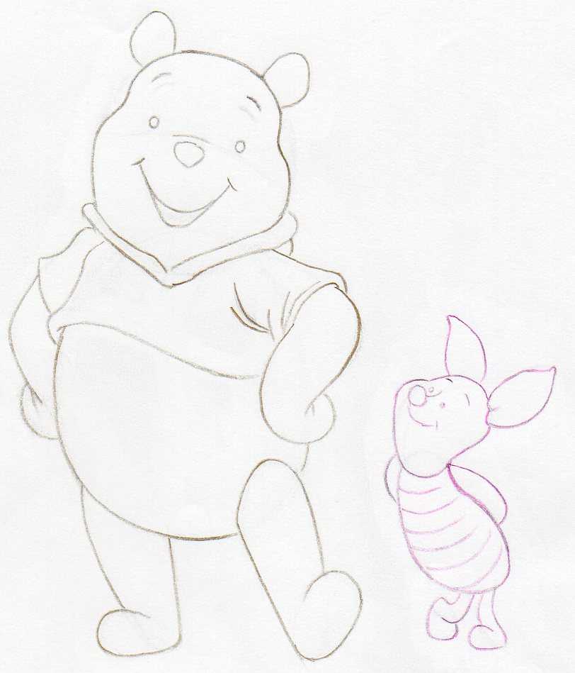 Winnie Pooh Png Images Free Download - Baby Winnie The Pooh Drawing,  Transparent Png - vhv