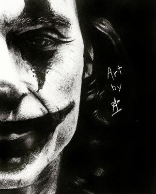 Heath Ledger Joker Drawing by Priyesh Soni | Saatchi Art