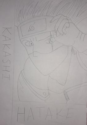 Kakashi Hatake Drawing Tutorial - How to draw Kakashi Hatake step by step