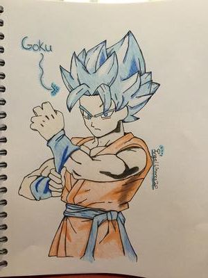 Goku super Saiyan 3 Drawing by Shahmeer sasson arts  Saatchi Art