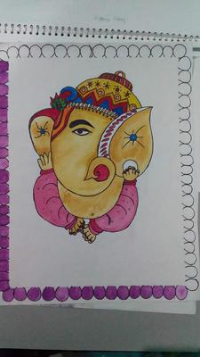 Lord Ganesh Photo Drawing - Drawing Skill