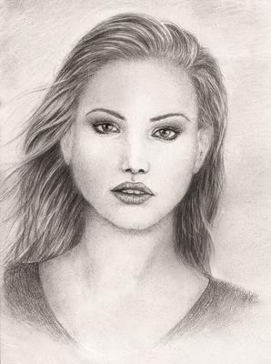 Pencil Drawing Of Beautiful Girl Background Pictures Drawing Background  Image And Wallpaper for Free Download