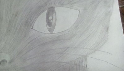 Copy of Copy of Charcoal sketch of anime pretty girl