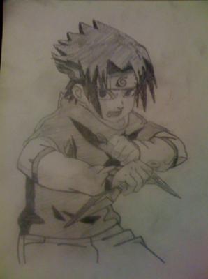 Sasuke Uchiha drawing  Naruto Amino
