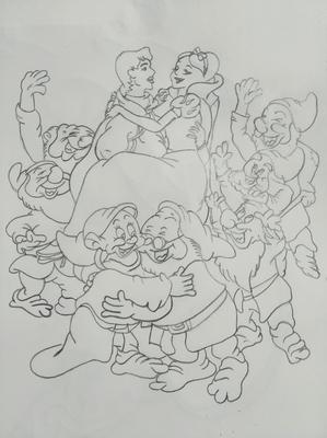 Snow White coloring page | Free Printable Coloring Pages