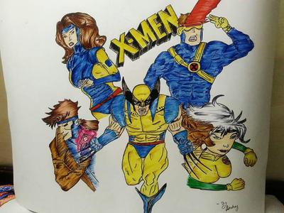The X-Men Cyclops Painting by Unique Drawing - Pixels